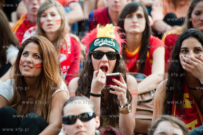 Gdansk. Fanzone - Strefa Kibica. Relacja meczu Mistrzostw...