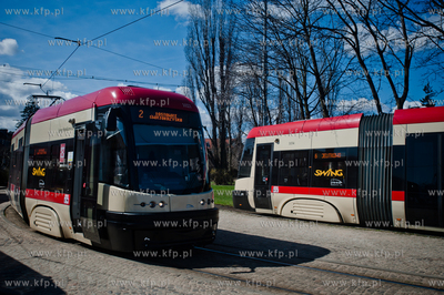 Gdansk. Petla tramwajowa w Oliwie.
20.04.2013
fot....