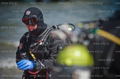 Gdansk. Plaza w Brzeznie. Diving Day 2013 - impreza...