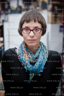 Gdansk. Biblioteka Manhattan w CH Manhattan. Spotkanie...