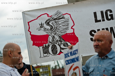Gdansk. Plac Solidarnosci. Manifestacja z okazji Dnia...