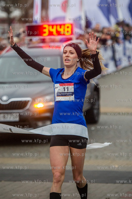 Gdynia. Skwer Kosciuszki. Meta Biegu Niepodleglosci....