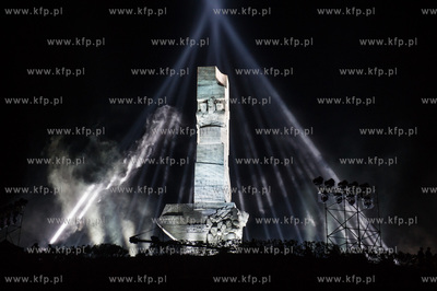 Gdansk. Westerplatte. Obchody 70. rocznicy zakonczenia...