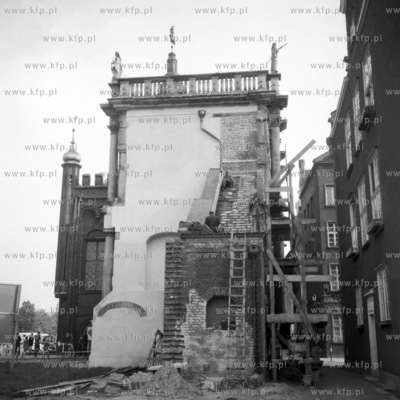Remont Złotej Bramy w Gdańsku. (lata60)
1960
Fot....