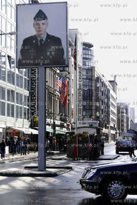 Dawny posterunek armii amerykanskiej w zachodnim Berlinie...