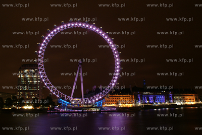 London Eye, nazywane rowniez Millenium Wheel, koło...