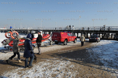 Sopot. Akcja Policji, Strazy Pozarnej i Strazy Miejskiej...