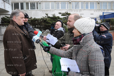 W Stoczni Marynarki Wojennej SA w Gdyni odbyl sie wiec...