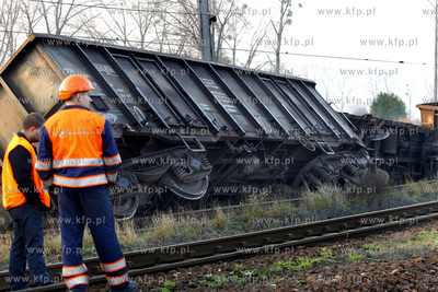 Szczecin / Dalaszewo. Wykolejenie się pociągu towarowego...