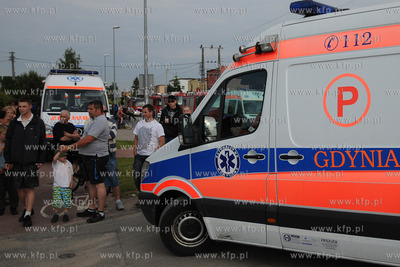 W Domu Opieki w Rumi doszlo do pozaru w pomieszczeniu...