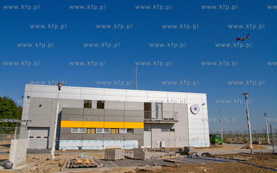 Port Lotniczy Gdansk im. Lecha Walesy. Nz. Nowo budowana...