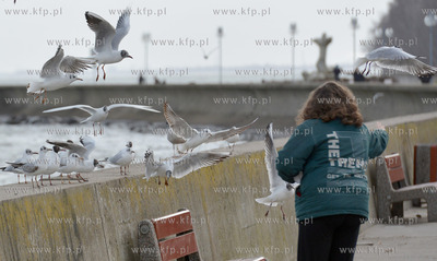 Gdynia - Bulwar Nadmorski im. Feliksa Nowowiejskiego....