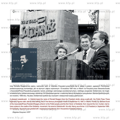 Album fotograficzny Solidarność i Lech Walęsa 1980-1990...