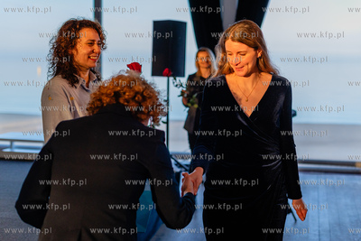 Sopot.  Mamuszki 14.  Prezydent Sopotu Magdalena Czarzyńska-Jachim...