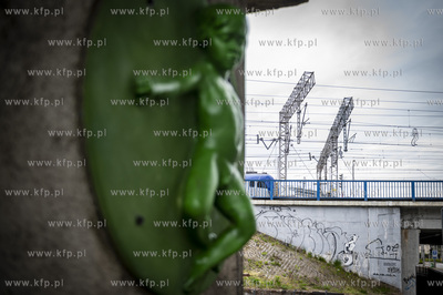 Gdynia, ul. Podjazd. Nowa rzeźba tajemniczego twórcy...