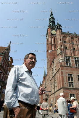 Gunter Grass w Gdansku. 1.06.2003 fot. Wojtek Jakubowski...