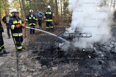 Na lesnej drodze pomiedzy Sulminem gmina Zukowo, a...