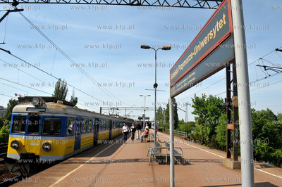 Gdansk Przymorze. Przystanek kolejki SKM Gdansk Przymorze...