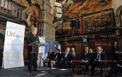 Gdansk, Dwor Artusa. Byly Prezydent Brazylii, Luiz...