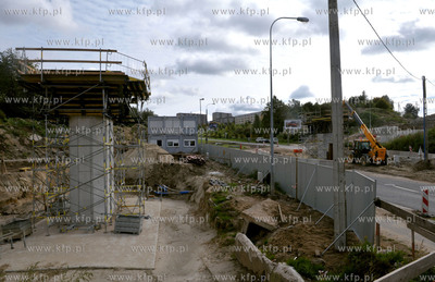 Budowa wiaduktu nad ul. Rakoczego na trasie Pomorskiej...