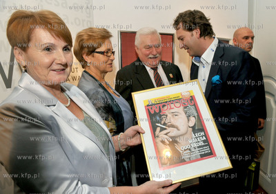 70 urodziny Lecha Walesy w oliwskim Palacu Opatow w...