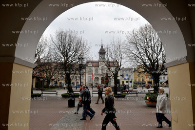 Plac Jakuba Wejhera w Wejherowie. 08.01.2014 fot. Maciej...