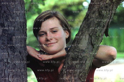 Ania Walesa. 26.08.2000 Fot. Maciej Kosycarz / KFP