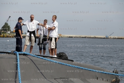 Wizyta koszykarzy kadry narodowej Polski Adama Waczynskiego,...