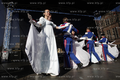 Festiwal WILNO W GDANSKU. Wystep zespolu piesni i tanca...