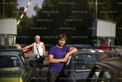 Jedne z ostatnich przepraw przez Martwą Wisłe promem...