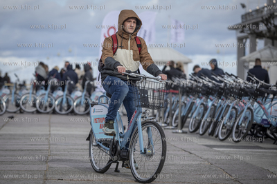 Sopot. Start Systemu Roweru Metropolitalnego MEVO.
26.03.2019
fot....