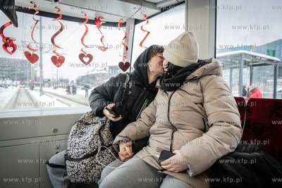 Gdański walentynkowy tramwaj.
14.02.2026
fot. Krzysztof...