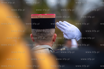 Wojskowy Cmentarz Francuski w Gdańsku. Uroczystości...
