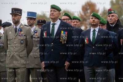 Wojskowy Cmentarz Francuski w Gdańsku. Uroczystości...