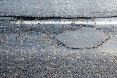 Ul. Hallera w Gdańsku Wrzesczu przed planowanym remontem....