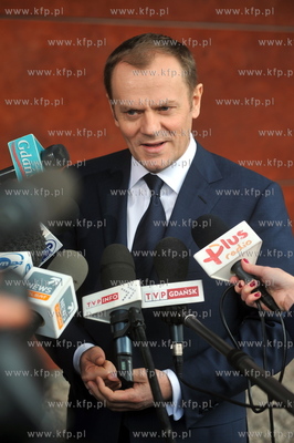 Obchody 40-lecia Uniwersytetu Gdanskiego. n/z premier...