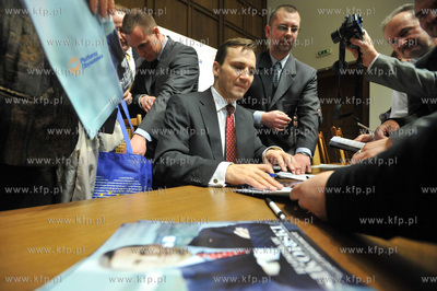 Gdansk. Spotkanie Radoslawa Sikorskiego, ministra spraw...