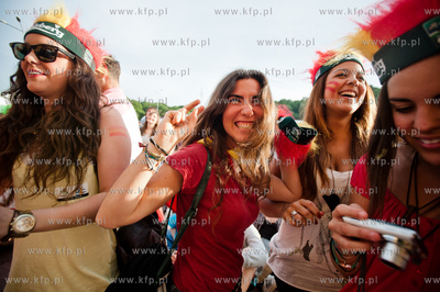 Gdansk. Fanzone - Strefa Kibica. Relacja meczu Mistrzostw...