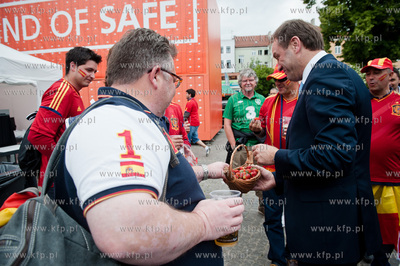 Gdansk. Targ Weglowy. Inauguracja kampanii promujacej...