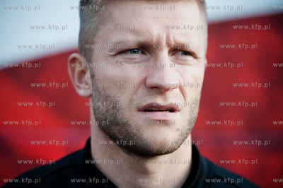 Gdansk. Pierwszy trening Reprezentacji Polski w pilce...