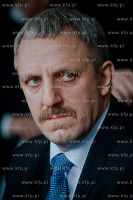 Gdansk. Urzad Marszalkowski. Konferencja prasowa poswiecona...