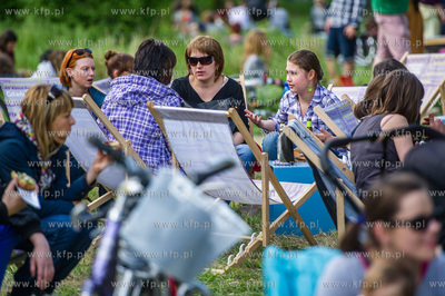 Gdansk. Laka przy Dworze Oliwskim. Weekendowa akcja...