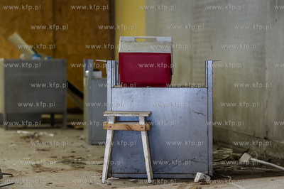 Gdansk. Rozbiorka punktow handlowych znajdujacych sie...