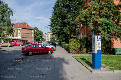 Gdansk. Ul. Zamkowa. Wprowadzona strefa platnego parkowania.
03.08.2015
fot....