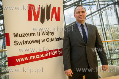 Gdańsk. Muzeum II Wojny Światowej. Konferencja prasowa...