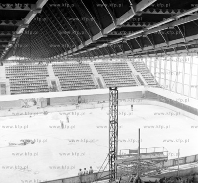 Tafla lodowiska w Hali Sportowo Widowiskowej OLIVIA...