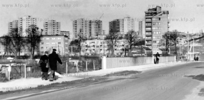 Gdynia Redlowo widok z wiaduktu na ul. Stryjskiej....