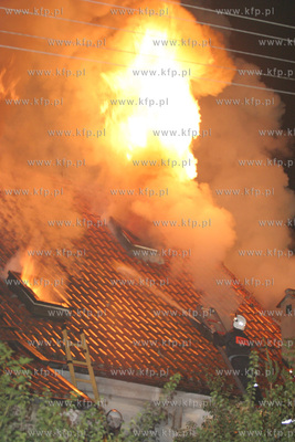 Pozar kosciola w Sulminie 28.08.2005 fot. Rafal Lasota...