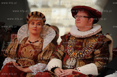 Gdansk. Dlugi Targ. Ceremonia otwarcia Jarmarku sw....