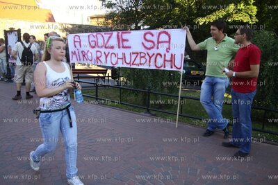 Chojnice Bronislaw Komorowski, marszalek Sejmu RP i...